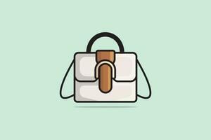 luxo moderno mulheres eventos Bolsa vetor ilustração. beleza moda objetos ícone conceito. meninas moda Bolsa vetor Projeto.