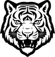 tigre, Preto e branco vetor ilustração