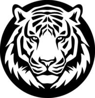 tigre, Preto e branco vetor ilustração