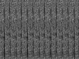 textura padronizar do tricotado tecido dentro rabisco estilo dentro Preto cor para decoração vetor
