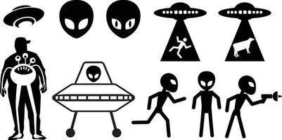 estrangeiro UFO espaço imagem vetor