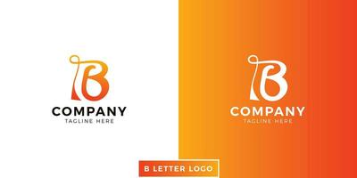 b carta logotipo Projeto. moderno e mínimo b cartas ícone vetor