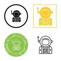 ícone de vetor de astronauta