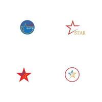 estrela logo vector ilustração ícone design