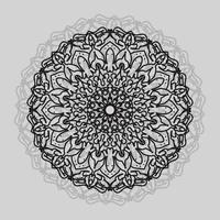 decoração de mandala indiana de estilo abstrato vetor