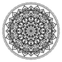 decoração de mandala indiana de estilo abstrato vetor