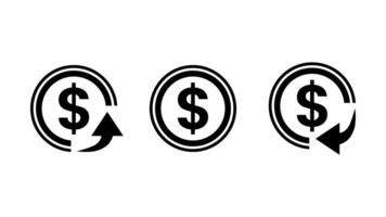 simples conjunto do dinheiro relacionado vetor linha ícones. contém tal ícones Como aumentar, receber, diminuir e mandar dinheiro,. editável acidente vascular encefálico