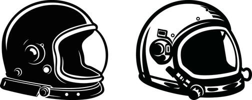 espaço maciez minimalista astronauta capacete vetor