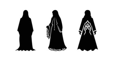 abaya elegância à moda vetor