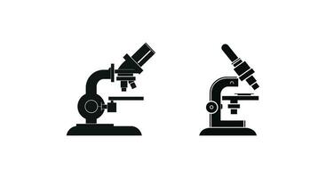 mistérios revelado microscópio silhueta edição vetor