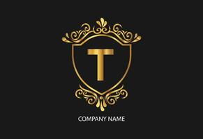 último t natural e orgânico logotipo moderno Projeto. natural logotipo para marca, corporativo identidade e o negócio cartão vetor
