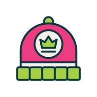 gorro preenchidas cor ícone. vetor ícone para seu local na rede Internet, móvel, apresentação, e logotipo Projeto.