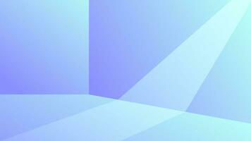 3d fundo geométrico luz Sombrio azul roxa abstrato forma moderno quarto esvaziar espaço gradiente vetor
