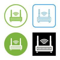 ícone de vetor de roteador wifi