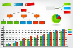 conceito de banners circulares coloridos com setas para diferentes b vetor