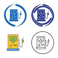ícone de vetor de bomba de gasolina