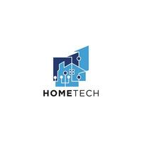 casa tecnologia logotipo imagens ilustração Projeto vetor