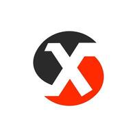 criativo carta x logotipo projeto,x moderno carta logotipo Projeto conceito, x logotipo marca vetor