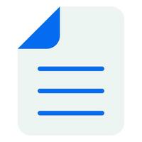 documento ícone ilustração para uiux, rede, aplicativo, infográfico etc vetor