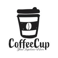 vetor boné café logotipo orgânico