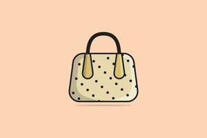 mulheres moda embreagem couro Bolsa ou saco vetor ilustração. beleza moda objetos ícone conceito. moderno retangular tarde Bolsa vetor Projeto.