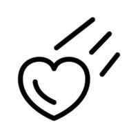 queda coração ícone vetor símbolo Projeto ilustração