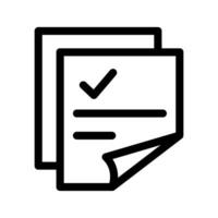 aprovar documento ícone vetor símbolo Projeto ilustração