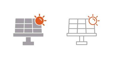 ícone de vetor de energia solar