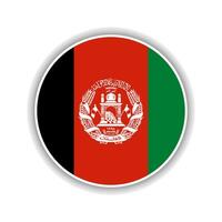 abstrato círculo Afeganistão bandeira ícone vetor