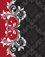 vintage fundo com ornamentado elegante abstrato floral Projeto vetor