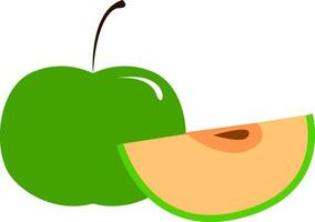 verde maçã, vetor ou cor ilustração.