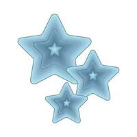 Estrela azul ilustração vetor