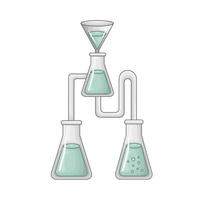 laboratório poção garrafa ilustração vetor