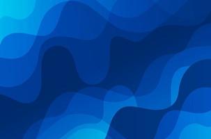 fundo abstrato líquido gradiente onda azul vetor