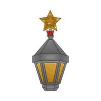 Natal lanterna luminária ilustração vetor