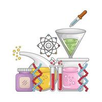 química biologia ilustração vetor