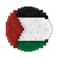 livre bandeira Palestina ilustração vetor