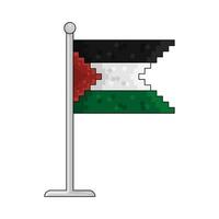 livre bandeira Palestina ilustração vetor