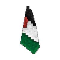 livre bandeira Palestina ilustração vetor