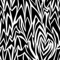 sem costura zebra animal pattern. ilustração abstrata preto e branco. vetor