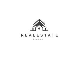 real Estado logotipo ícone moderno estilo simples vetor símbolo casa modelo. construção construção, apartamento, companhia ou apartamento. criativo Projeto modelo.
