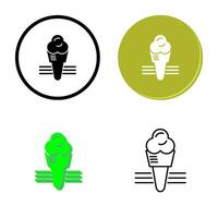 ícone de vetor de sorvete