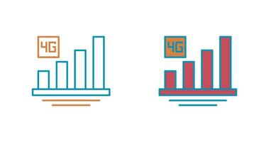 ícone de vetor 4g