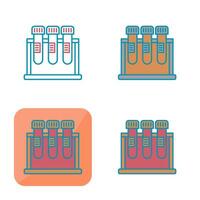 ícone de vetor de tubo de ensaio