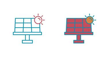 ícone de vetor de energia solar