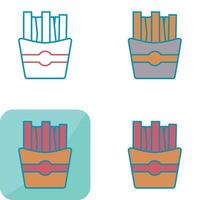 ícone de vetor de batatas fritas
