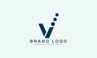 carta v logotipo Projeto vetor modelo Projeto para marca.