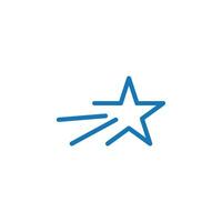design do logotipo da estrela vetor