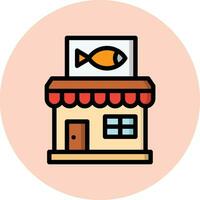 peixe fazer compras vetor ícone Projeto ilustração