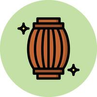 ilustração de design de ícone de vetor de barril